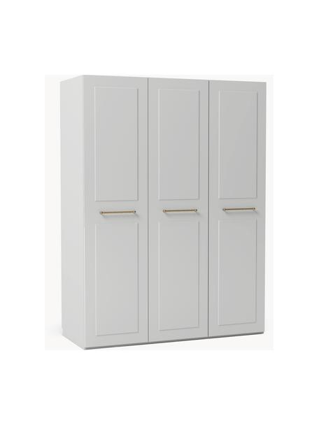 Armoire modulaire à portes battantes Charlotte, larg. 150 cm, plusieurs variantes, Gris, Basic Interior, larg. 150 x haut. 200 cm