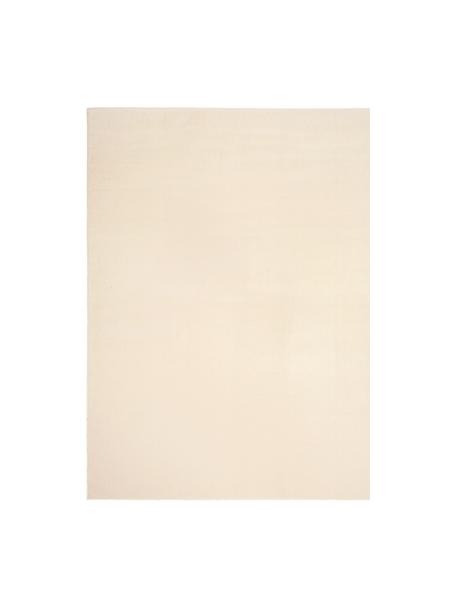 Wollen vloerkleed Ida in beige, Bovenzijde: 100% wol, Onderzijde: 60% jute, 40% polyester B, Beige, B 160 x L 230 cm (maat M)