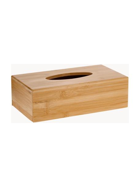 Caja de pañuelos Bamboo, Bambú, Marrón claro, L 28 x An 16 cm