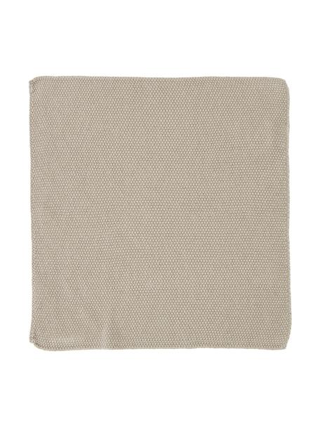 Ściereczka z bawełny Soft, 3 szt., 100% bawełna, Beżowy, S 10 x D 16 cm