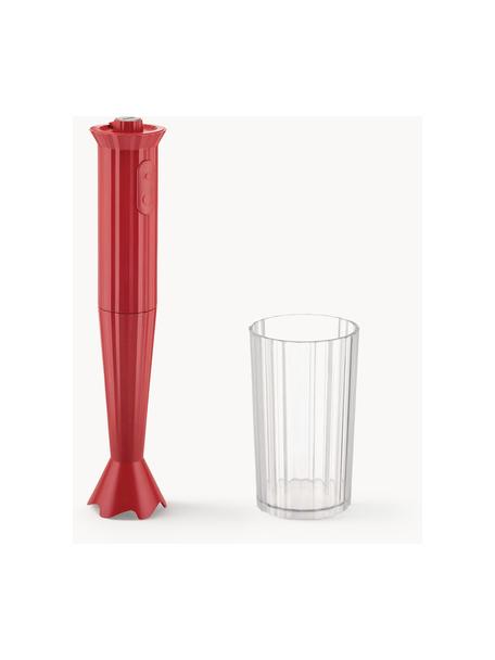 Staafmixer Plissé met beker, Thermoplastische hars, Rood, Set met verschillende formaten