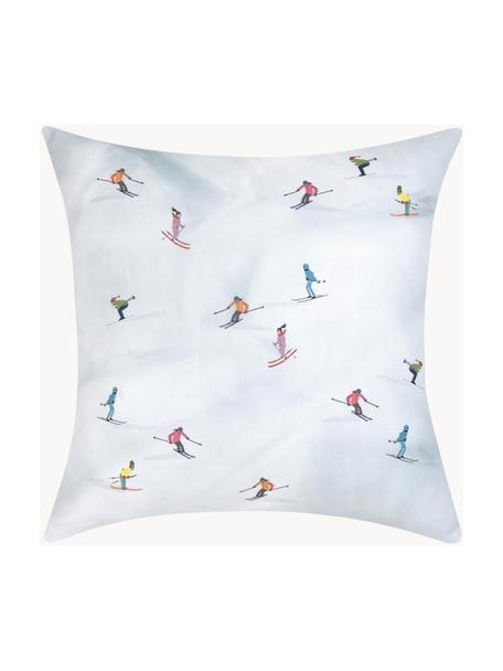 Funda de cojín Ski diseño Kera Till, 100% algodón, Azul claro, An 40 x L 40 cm