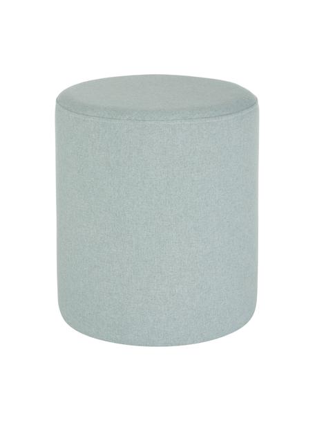Kruk Daisy, Bekleding: 100% polyester, Frame: multiplex, Geweven stof blauwgroen, Ø 38 x H 45 cm