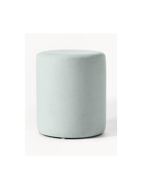 Hocker Daisy, Bezug: 100% Polyester Der hochwe, Rahmen: Sperrholz, Webstoff Mintgrün, Ø 38 x H 45 cm