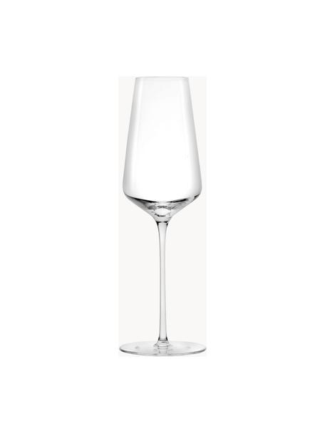 Kieliszek do szampana ze szkła kryształowego Starlight, 6 szt., Szkło kryształowe, Transparentny, Ø 8 x W 23 cm, 290 ml