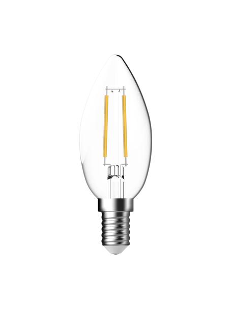 Lampadina E14, bianco caldo, 6 pz, Lampadina: vetro, Base lampadina: alluminio, Trasparente, Ø 4 x Alt. 10 cm, 6 pz