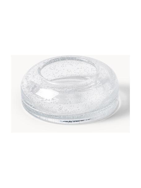 Plateau décoratif soufflé bouche Dylla, Verre sodo-calcique, Transparent, Ø 12 cm