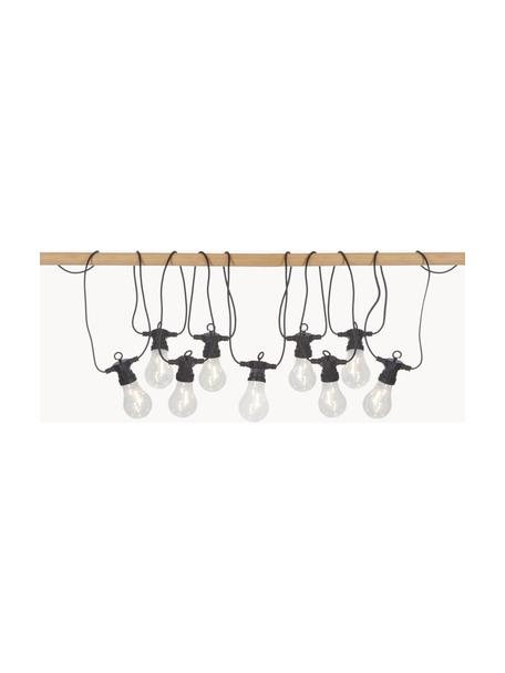 Guirnalda de luces LED Circus, 405 cm, Negro, transparente, L 405 cm