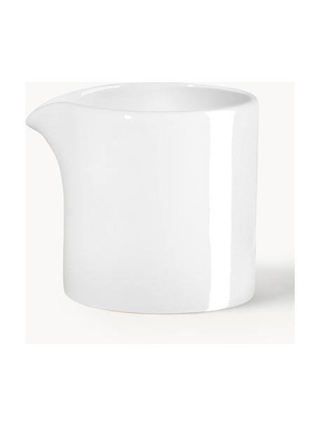 XS kanvička na mlieko z čínskeho porcelánu à table, Fine Bone China (čínsky porcelán)
Mäkký porcelán, ktorý sa vyznačuje predovšetkým žiarivým, priehľadným leskom, Lesklá biela, Ø 5 x V 5 cm