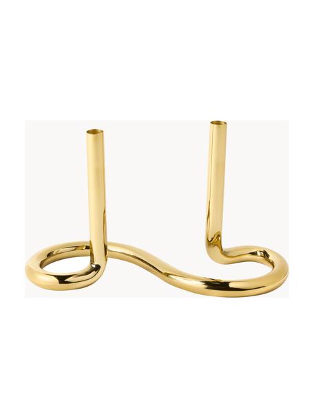 Candelabro grande Mars, Metal, Dorado brillante, An 38 x Al 22