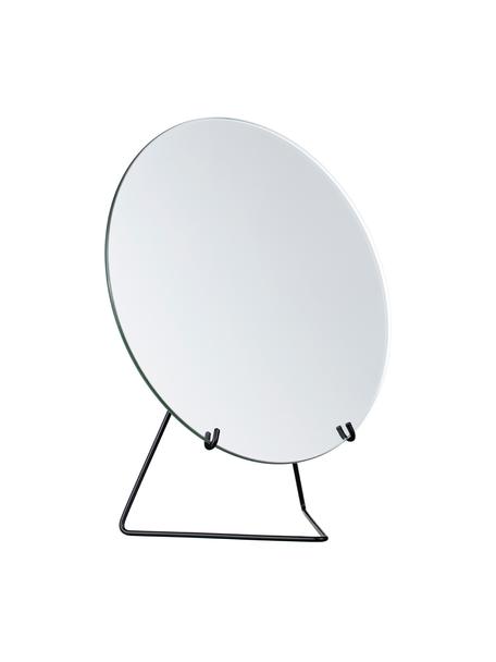 Espejo tocador Standing Mirror, Estructura: acero con pintura en polv, Espejo: cristal, Negro, An 20 x Al 23 cm