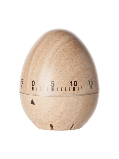 Timer do jajek Ernesto, Tworzywo sztuczne, Beżowy, czarny, Ø 6 x W 8 cm