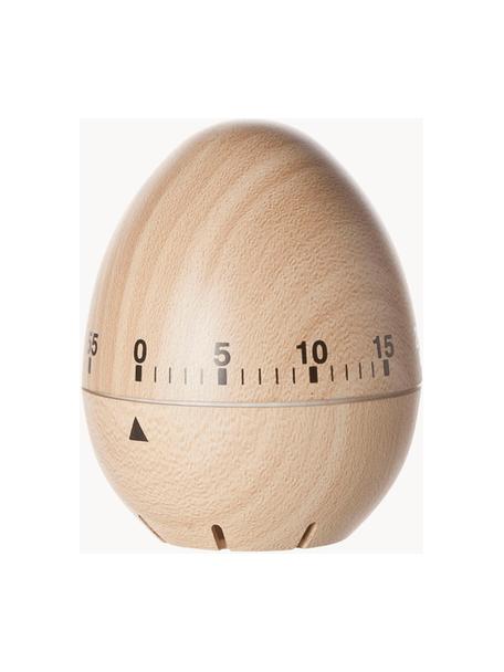 Timer Ernesto, Legno naturale, Beige, nero, Ø 6 x Alt. 8 cm