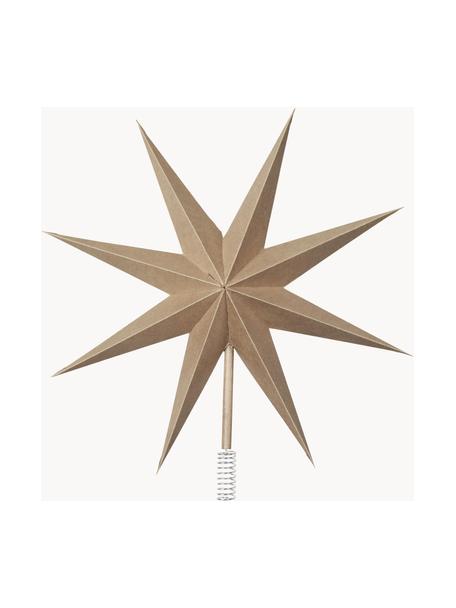 Cimier de sapin Top, Papier, Beige, Ø 30 cm