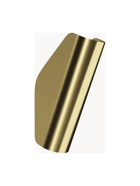 Malé nástenné svietidlo Notta, Potiahnutý kov, Odtiene zlatej, Š 16 x V 25 cm