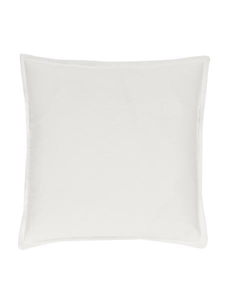 Federa arredo in cotone bianco crema Mads, 100% cotone, Bianco crema, Larg. 40 x Lung. 40 cm