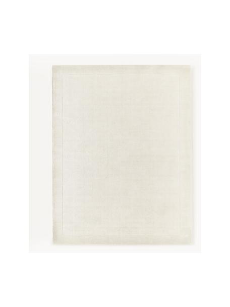Kurzflor-Teppich Kari, 100 % Polyester, GRS-zertifiziert, Cremeweiß, B 300 x L 400 cm (Größe XL)