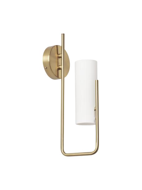 Aplique Vivian, Pantalla: vidrio opalino, Dorado, An 13 x Al 36 cm