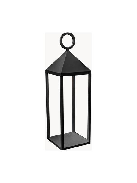 Lampada da tavolo da esterno mobile dimmerabile con funzione touch Nuna, Lampada: alluminio rivestito, Nero, Larg. 14 x Alt. 47 cm