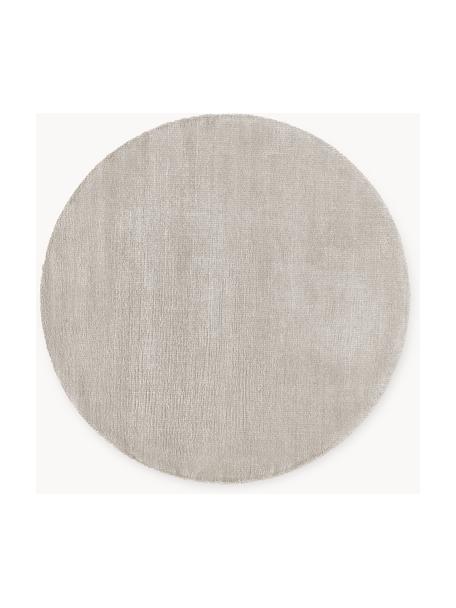 Ručne tkaný okrúhly koberec s nízkym vlasom Ainsley, 60% polyester s certifikátom GRS
40 % vlna, Svetlosivá, Ø 200 cm (veľkosť L)