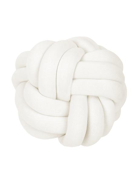 Uzlový vankúš Twist, Biela, Ø 30 cm