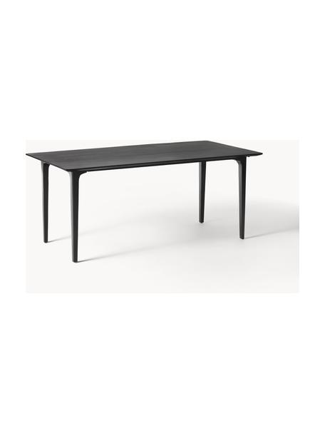 Table en manguier massif Archie, tailles variées, Bois de manguier massif, laqué

Ce produit est fabriqué à partir de bois certifié FSC® issu du développement durable, Manguier noir laqué, larg. 180 x prof. 90 cm