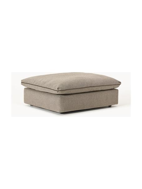 Hocker Felix, Bezug: 100 % Polyester Der strap, Gestell: Massives Kiefern- und Fic, Füße: Kunststoff Dieses Produkt, Webstoff Greige, B 100 x T 110 cm