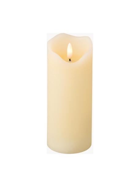 LED svíčy z vosku Bona, 2 ks, V 13 cm, Vosk, Krémově bílá, Ø 7 cm, V 13 cm