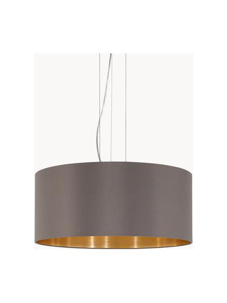 Závěsné svítidlo Jamie, Taupe, zlatá, Ø 53 cm, V 24 cm