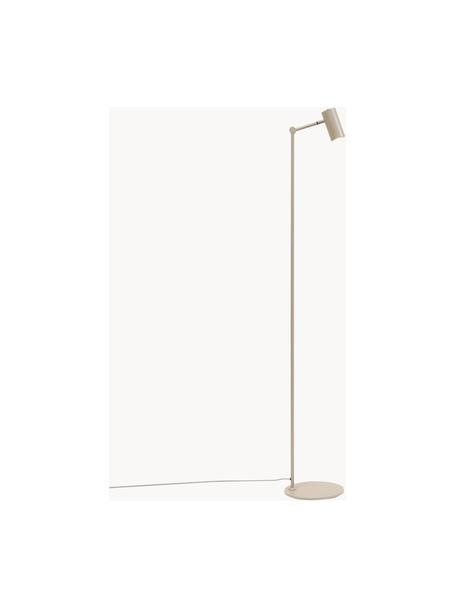 Lampada da terra piccola Montreux, Paralume: metallo rivestito, Beige chiaro, Alt. 134 cm