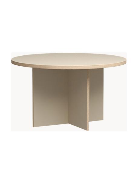 Okrúhly stôl Cirkel, Ø 129 cm, Béžová, Ø 129 cm