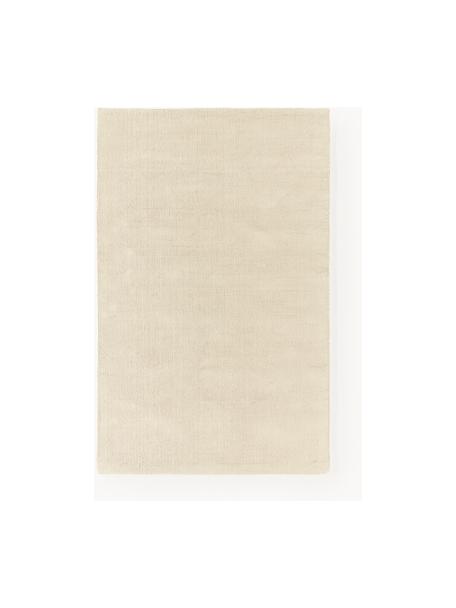 Handgewebter Baumwollteppich Lora, 100 % Baumwolle, GRS-zertifiziert, Hellbeige, B 120 x L 180 cm (Größe S)