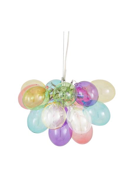 Hanglamp met glazen bollen Gross, Baldakijn: gecoat metaal, Multicolour, Ø 30 x H 28 cm