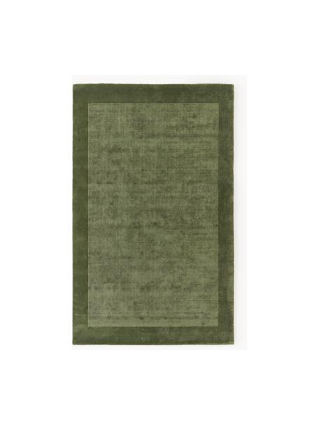 Koberec s nízkým vlasem Kari, 100 % polyester, certifikace GRS, Odstíny zelené, Š 120 cm, D 180 cm (velikost S)