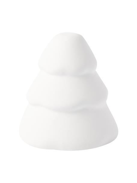 Deko-Weihnachtsbaum Snowy, Keramik, Weiss, matt, Ø 10 x H 10 cm
