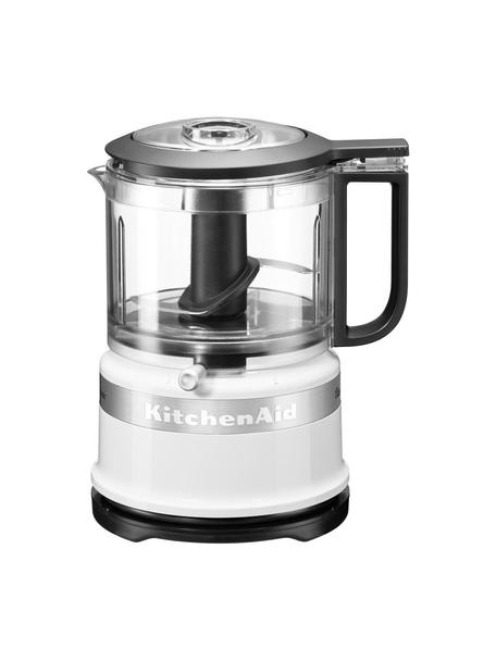 Food Processor KitchenAid Mini, Gehäuse: Kunststoff, Weiß, glänzend, B 18 x H 22 cm