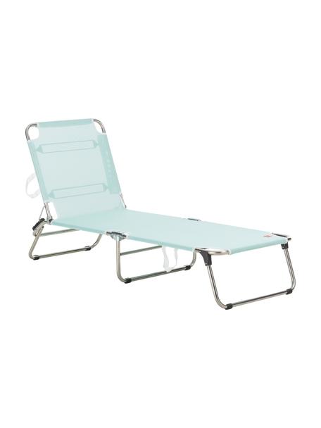 Ligstoel Fiam Amigo, Frame: aluminium, Bekleding: polyester, Aquablauw, L 190 x B 58 cm