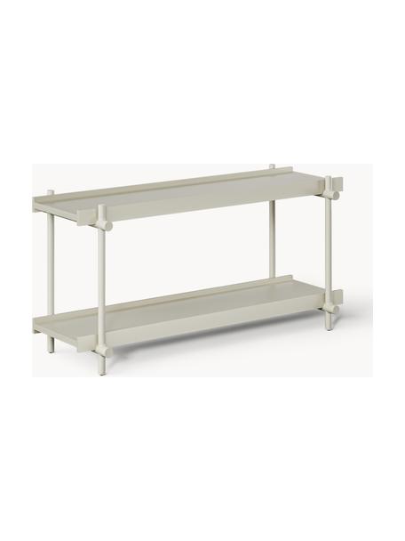 Metalen sidetable Lana, Plateaus: gelakt MDF Dit product is, Lichtbeige, Ø 88 x H 44 cm