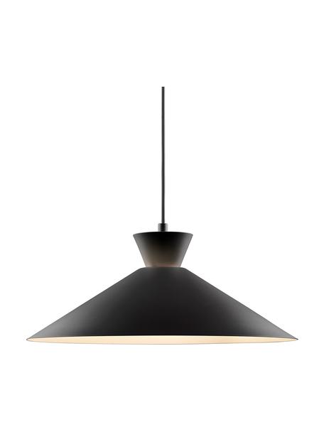 Závesná lampa Dial, Čierna, Ø 45 x V 18 cm