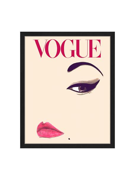 Gerahmter Digitaldruck Oh So Lovely  Obsessions Vogue, Bild: Digitaldruck auf Papier, , Rahmen: Holz, lackiert, Front: Plexiglas, Mehrfarbig, 43 x 53 cm