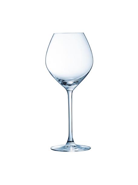 Rode wijnglazen Magnifique, 6 stuks, Glas, Transparant, Ø 9 x H 23 cm, 350 ml