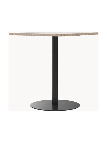 Jedálenský stôl z pieskovca Harbour, 60 x 70 cm, Pieskovec čierna, Š 60 x H 70 cm