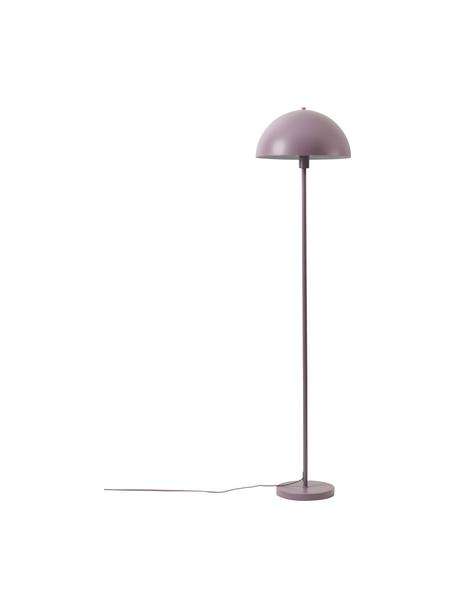 Lámpara de pie Matilda, Pantalla: metal con pintura en polv, Cable: tela, Lila, Ø 40 x Al 164 cm
