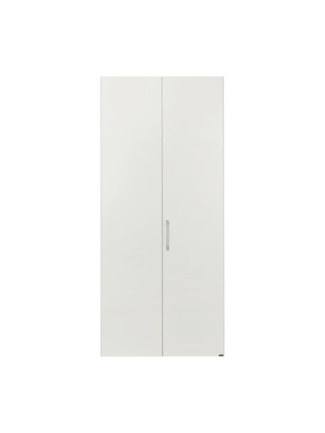 Draaideurkast Madison 2 deuren, inclusief montageservice, Frame: panelen op houtbasis, gel, Wit, B 102 x H 230 cm