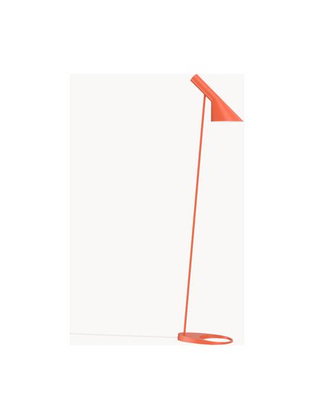 Lámpara de pie AJ, Lámpara: acero recubierto, Cable: plástico, Naranja, Al 130 cm