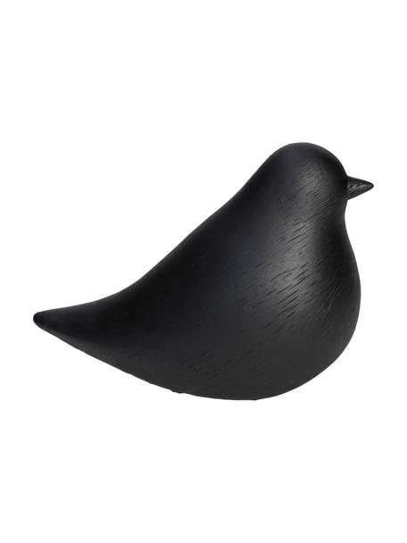 Figura decorativa Vogel, Poliresina, Negro, An 8 x Al 11 cm