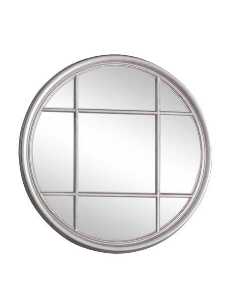 Kulaté nástěnné zrcadlo Eccleston, Stříbrná, Ø 100 cm x H 4 cm