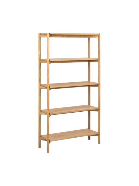 Estantería de roble Braidwood, Estantería: tablero de fibras de dens, Estructura: madera de roble, Madera de roble, An 86 x Al 160 cm