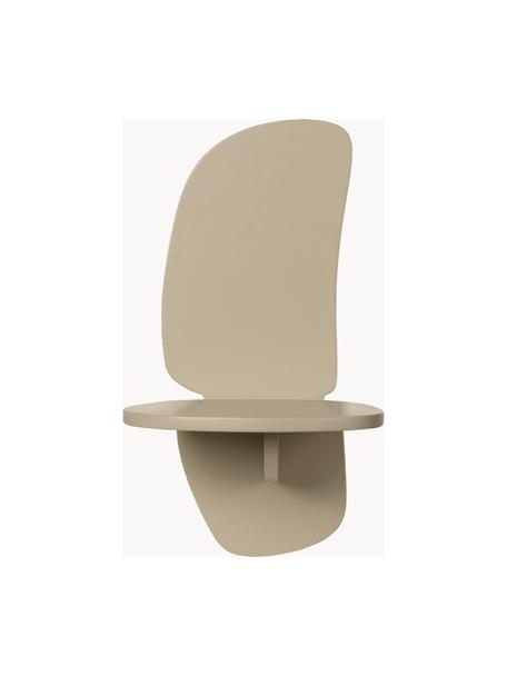 Estante de pared Pilu, Tablero de fibras de densidad media (MDF) lacado

Este producto está hecho de madera de origen sostenible y con certificación FSC®., Beige claro mate, An 22 x Al 40 cm