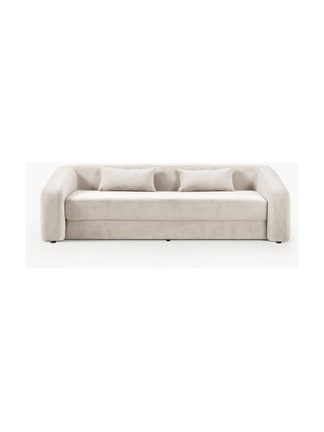 Schlafsofa Eliot (3-Sitzer), Bezug: 88% Polyester, 12% Nylon , Füße: Kunststoff, Webstoff Off White, B 230 x T 100 cm